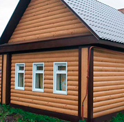 Деревянный сайдинг блок хаус для внешней отделки дома